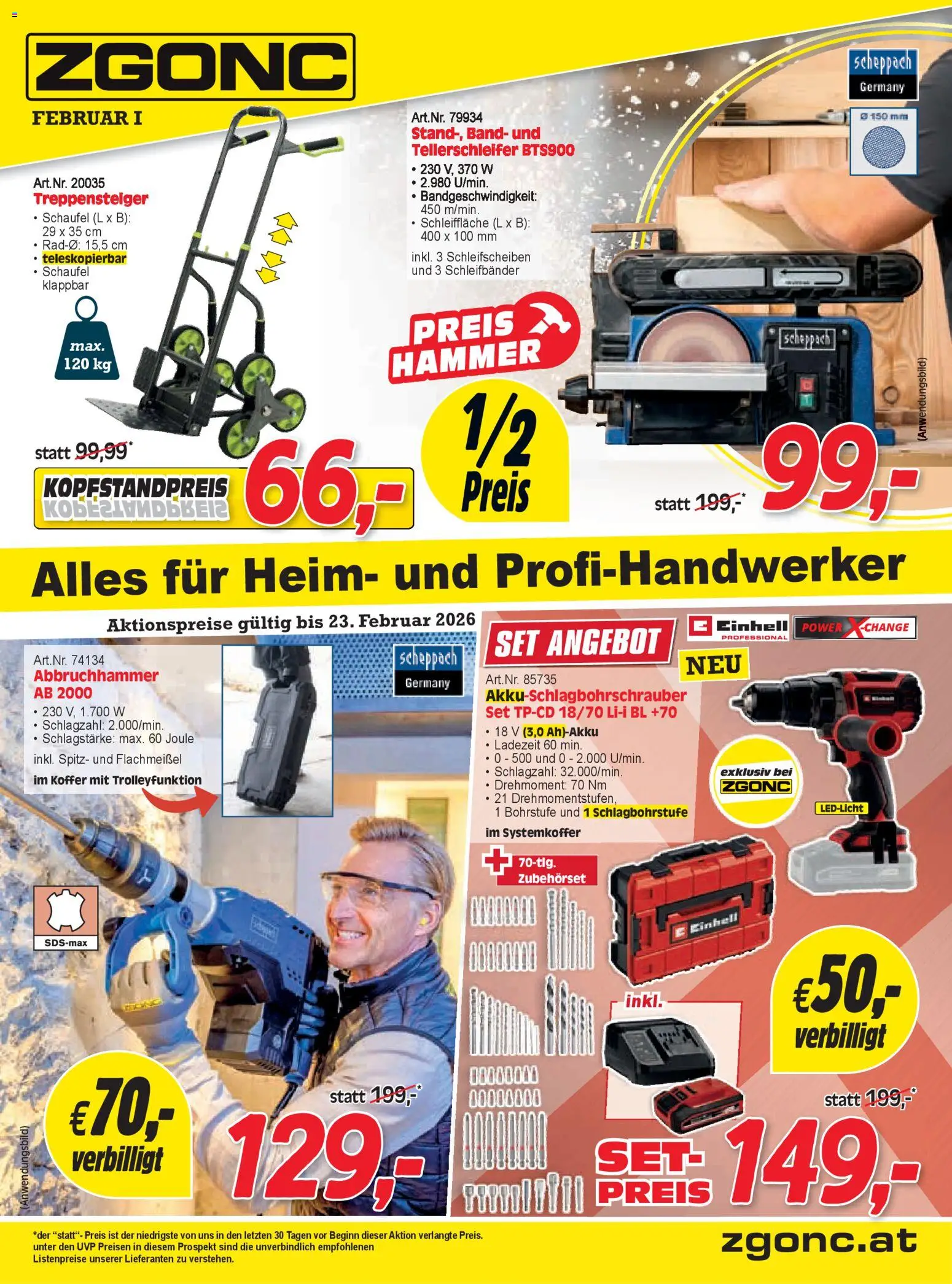 Vorschau der Angebote: Zgonc Flugblatt Februar I 2026 gültig ab 01.02.2026