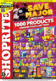 Preview of Shoprite flyer valid from 28/08/2025