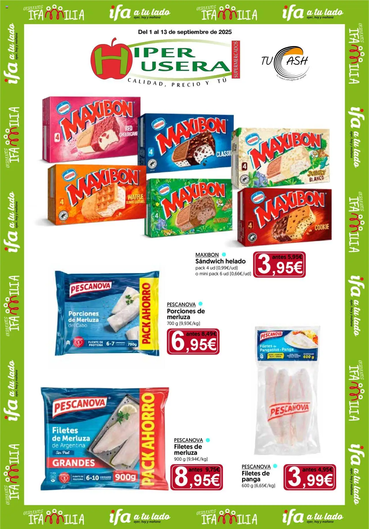 Hiper Usera Folleto > 01/09 - 13/09/2025 > Ofertas