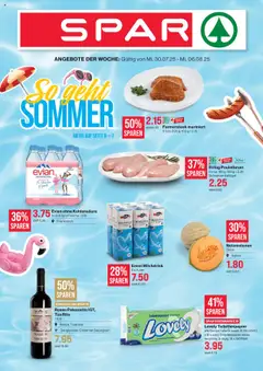 Vorschau des Merkblatts Aktionen vom Shop SPAR gültig von 30.07.2025 bis 06.08.2025