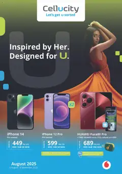 Preview of Cellucity flyer valid from 08/08/2025