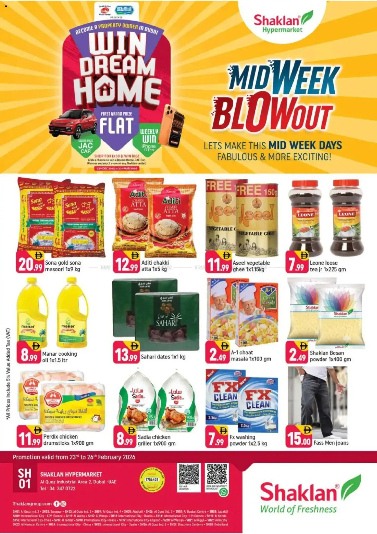 Preview of the catalogue Mega Deala - Al Quoz Industrial Area 2 of store Shaklan valid from 23 Feb, 2026