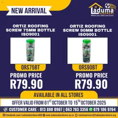 Preview of Laduma Hardware flyer valid from 01/10/2025