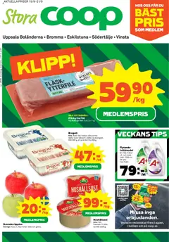 Förhandsgranska reklamblad Bromma från butik Stora Coop gäller från 15/09/2025