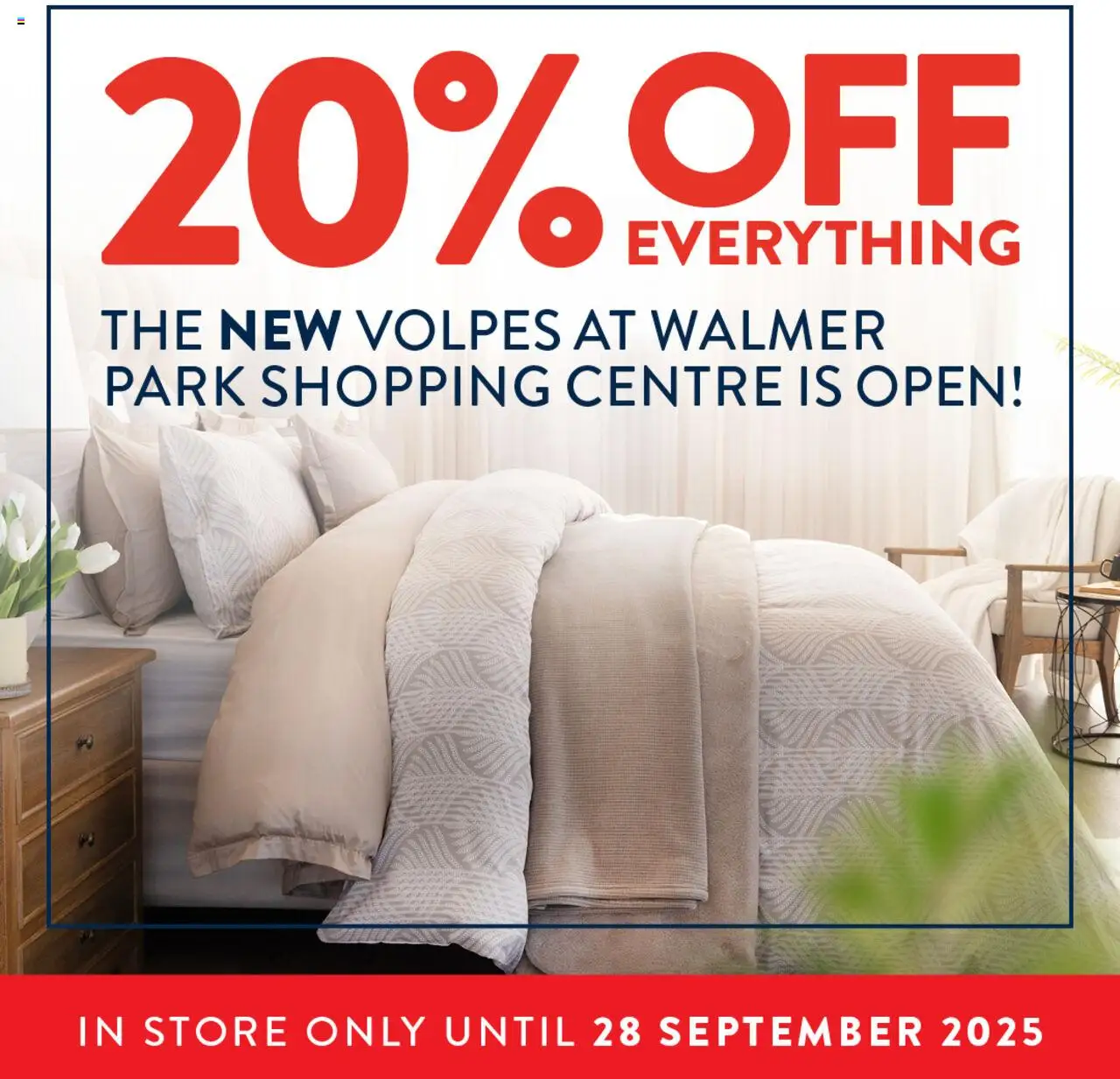 Volpes Walmer Park store opening from 23/09 - 28/09/2025 > Promotions