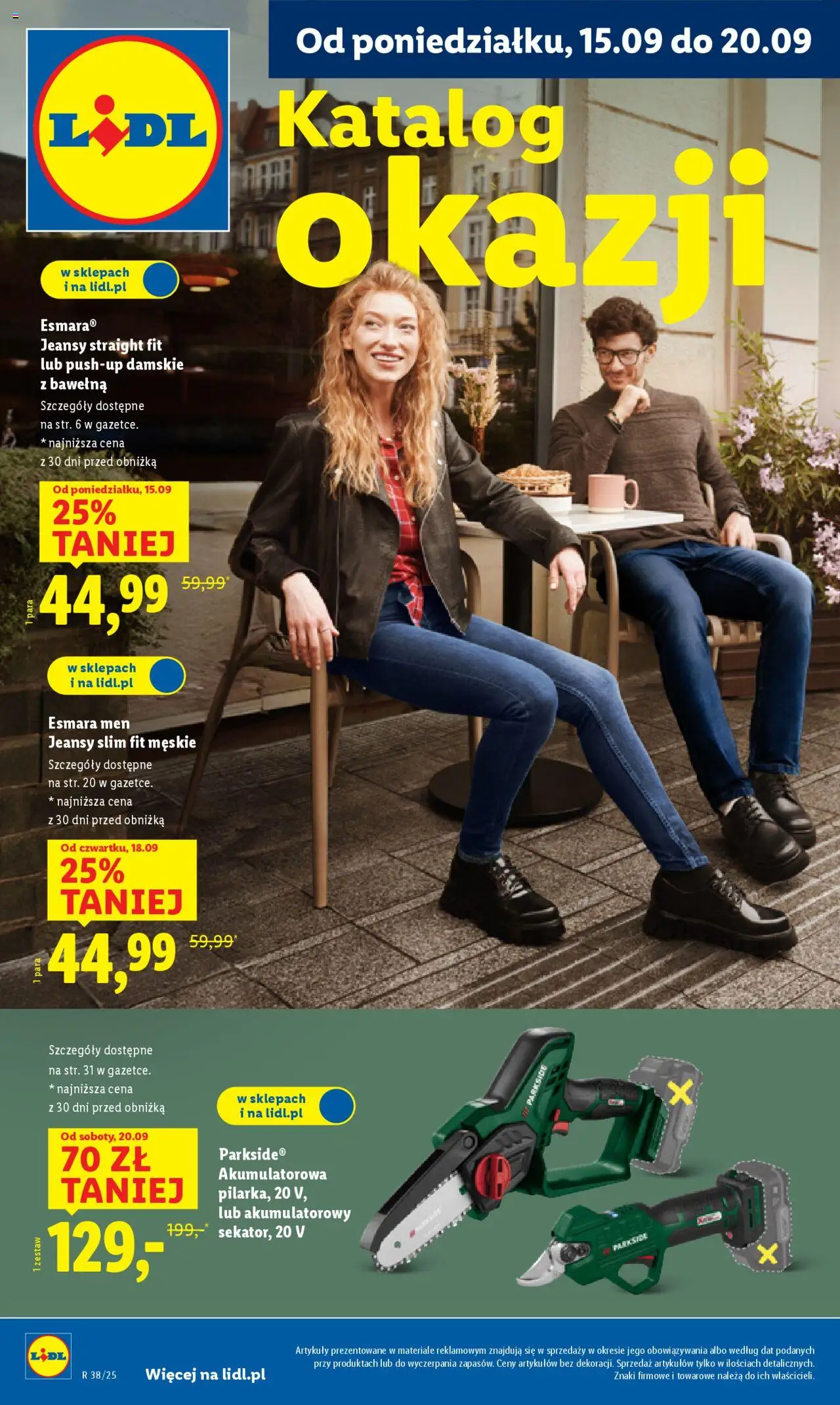 LIDL gazetka 15.09.2025 - 20.09.2025 - Najnowsza od czwartku - Numer strony 1