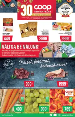 COOP Szolnok - Szuper Plusz megtekintése, amely érvényes 2025.10.02.-től