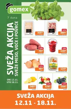Pregled Gomex kataloga - važi od 12.11.2025