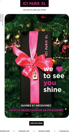 Voorbeeld van Publicité van winkel ICI Paris XL geldig vanaf 02/12/2025