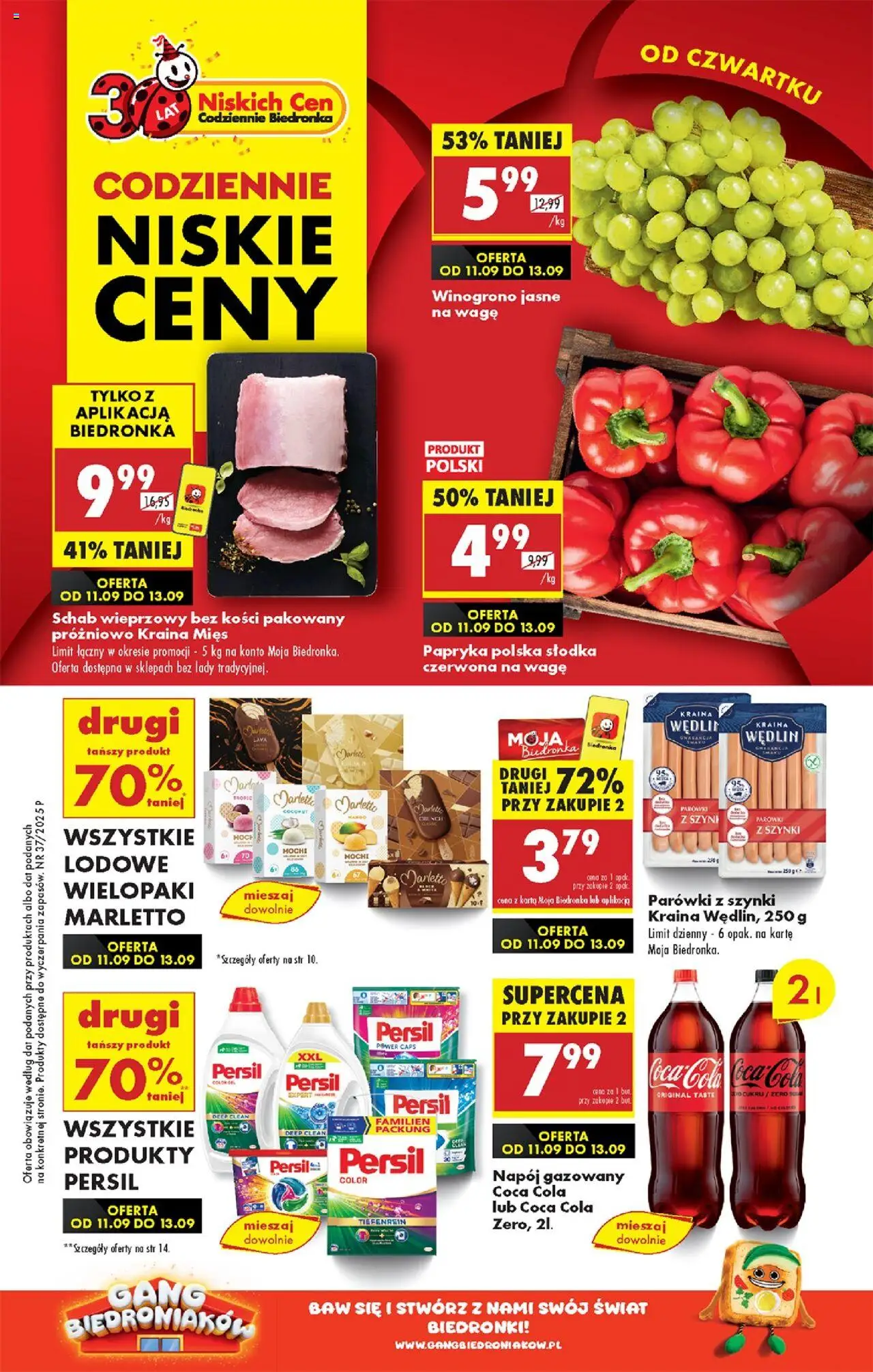 Biedronka gazetka promocyjna 11.09.2025 - "W tym tygodniu" - Numer strony 1