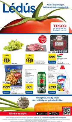 Tesco - Szupermarket akciós újság megtekintése, amely érvényes 2025.10.02.-től