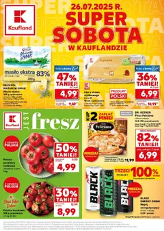 Pogląd gazetki "Super Sobota" ze sklepu Kaufland ważnej od 26.07.2025
