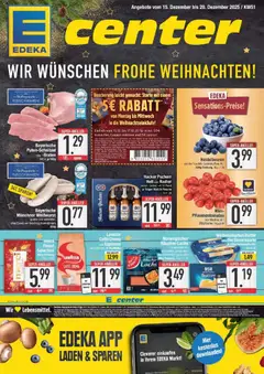 Vorschau von dem Prospekt des Geschäftes Edeka, gültig ab dem 15.12.2025