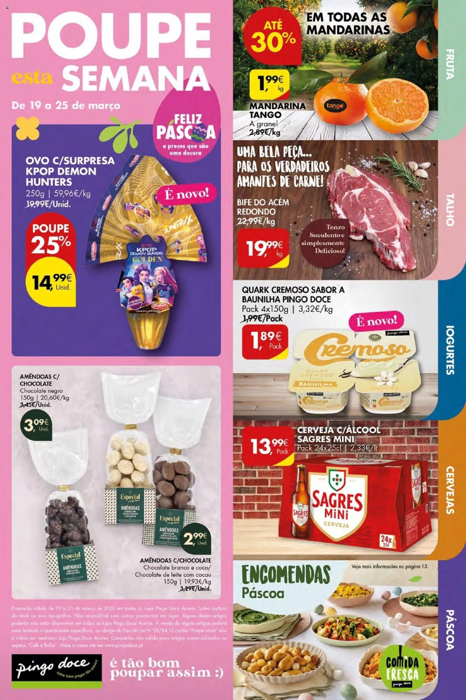 Pré-visualização do folheto da loja Pingo Doce válida a partir de 19/03/2026