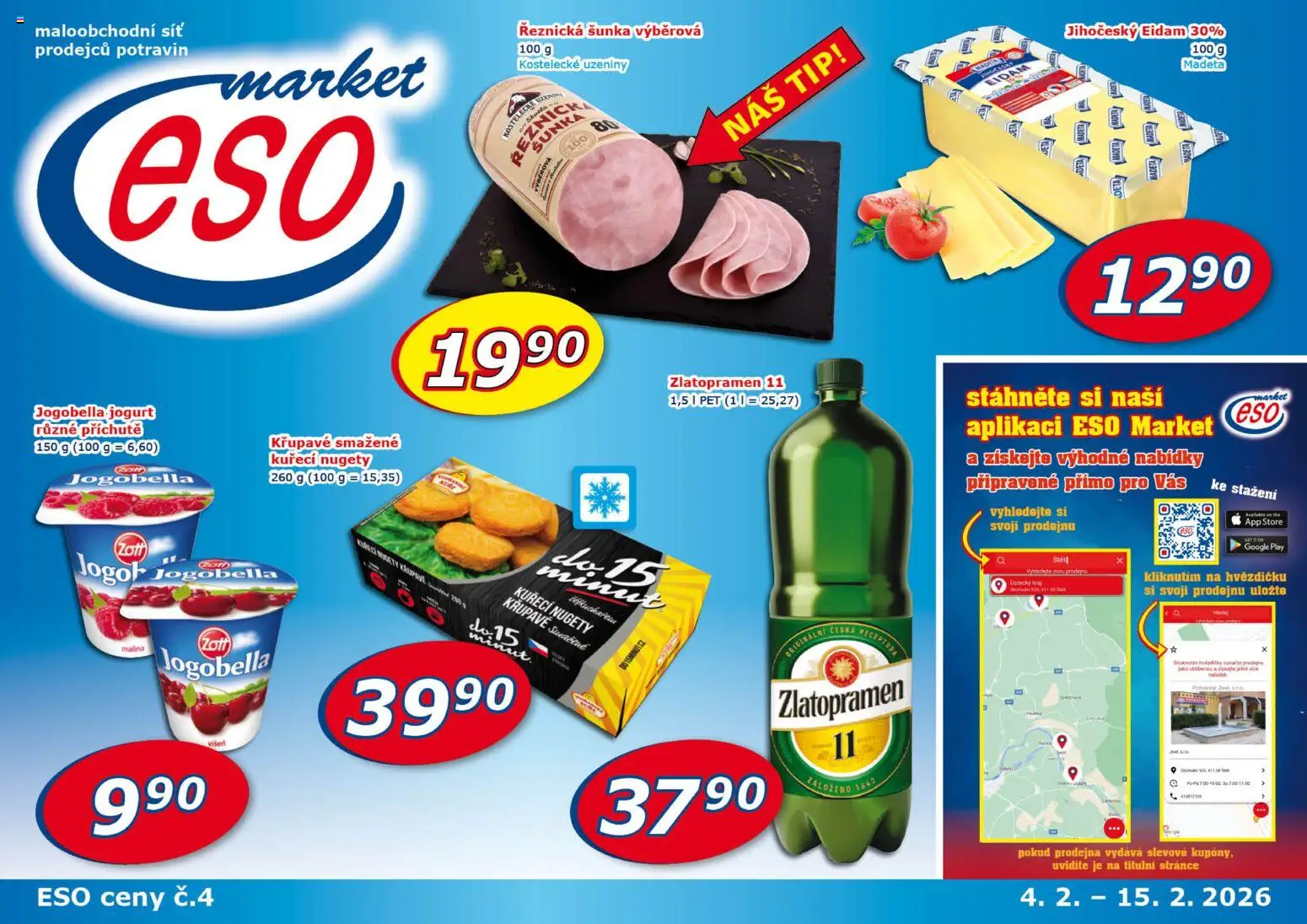 Náhled nabídky: Eso market Leták platný od 04.02.2026