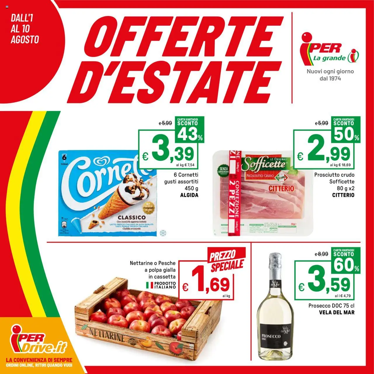 Volantino Iper valido da 01/08/2025 numero di pagina 1