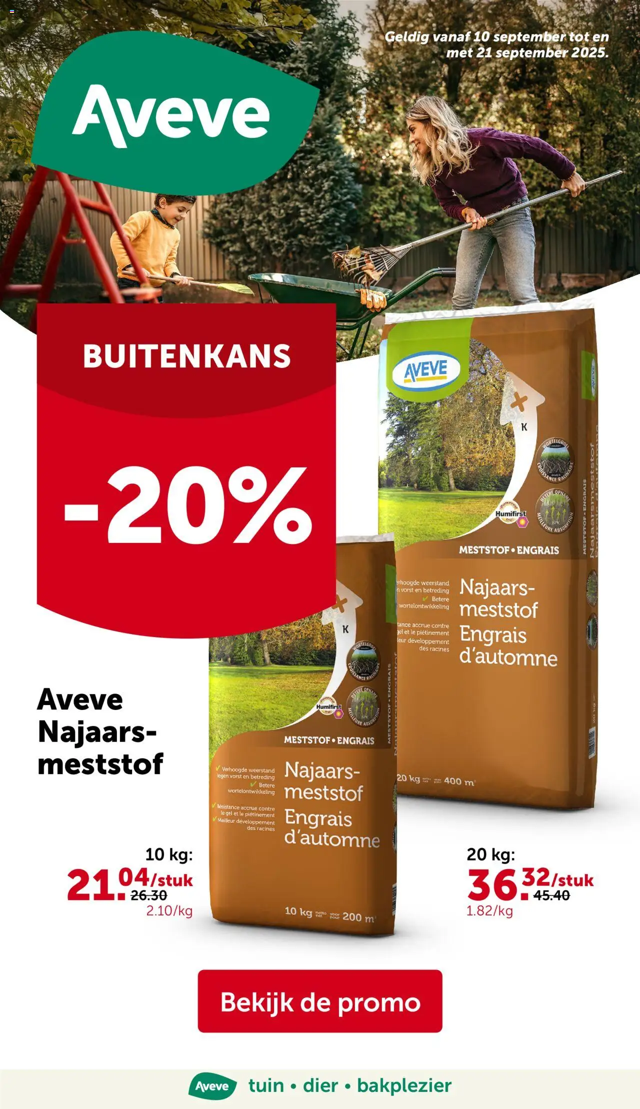 Aveve shop Folder geldig vanaf 10/09/2025 - Paginanummer 1