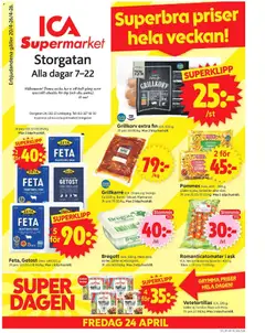 Förhandsgranska reklamblad Linköping från butik ICA Supermarket gäller från 20/04/2026
