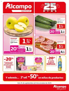 Vista previa del folleto de la tienda Alcampo válido desde el 25/09/2025 