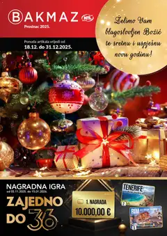 Pregled letka Katalog trgovine Bakmaz vrijedi od 18.12.2025
