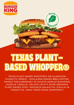 Kaupan Burger King Tarjoukset esikatselu, voimassa 13/10/2025 | Sivu: 6