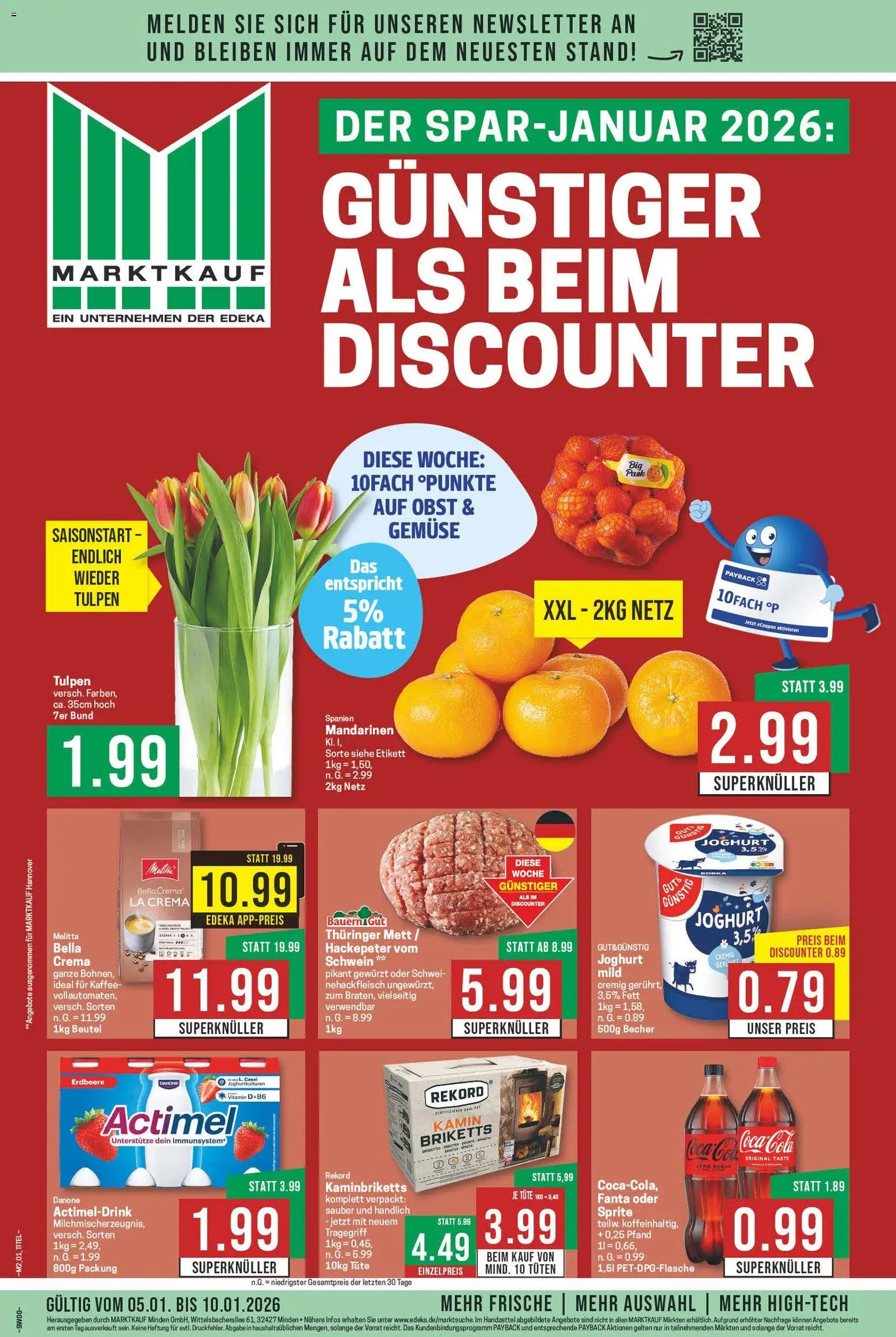 Vorschau von dem Prospekt des Geschäftes Marktkauf, gültig ab dem 05.01.2026