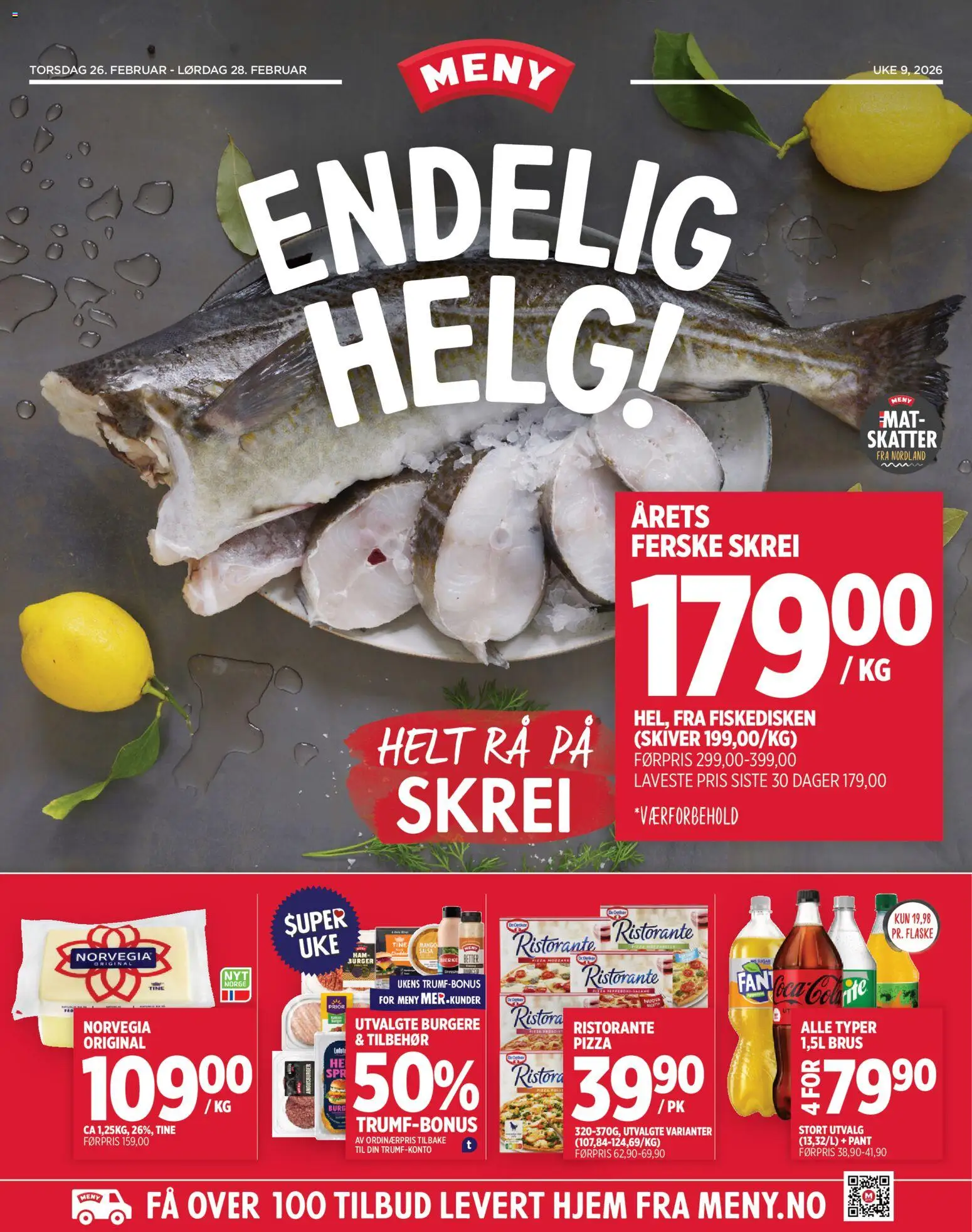 Forhåndsvis Endelig Helg fra butikk Meny gyldig fra 26/02/2026