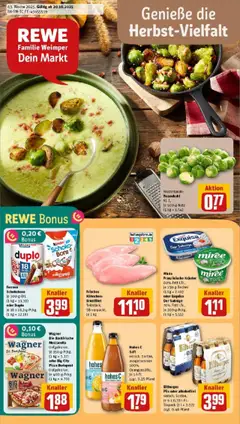 Vorschau von dem Prospekt des Geschäftes Rewe, gültig ab dem 19.10.2025