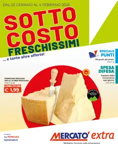 Anteprima dell'opuscolo Volantino Extra dal negozio Mercatò valido da 22/01/2026