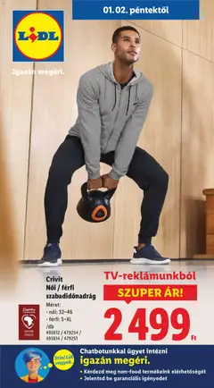 Lidl - Nonfood kínálatunk megtekintése, amely érvényes 2026.01.02.-től