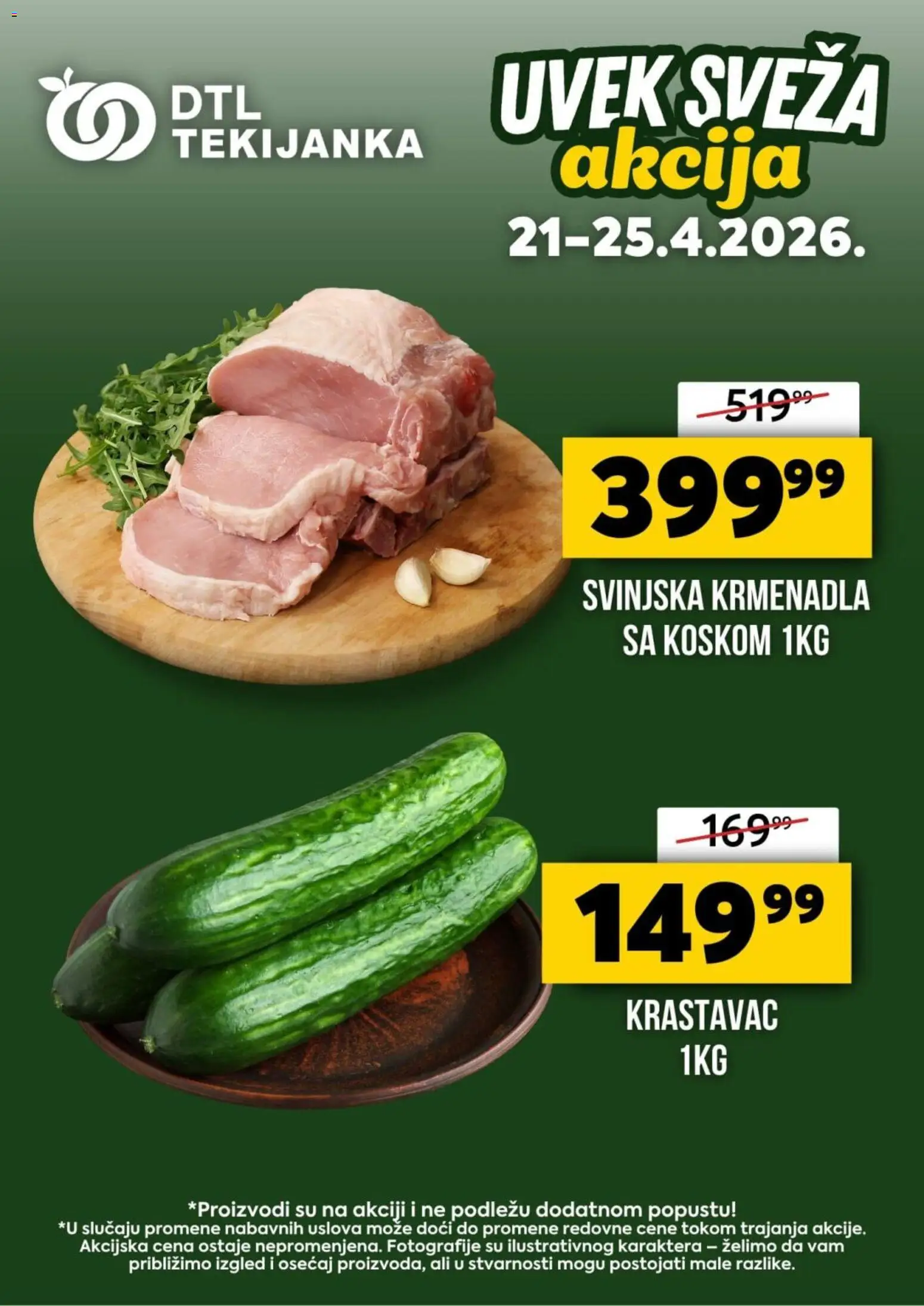 Pregled Tekijanka kataloga - važi od 21.04.2026 - Krastavac, Krmenadla, Svinjska krmenadla