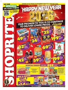 Preview of Shoprite flyer valid from 29/12/2025