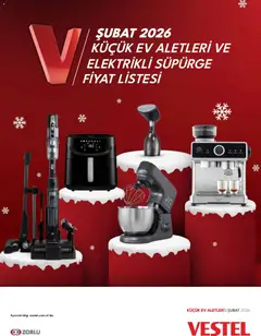 Vestel Küçük Ev Aletleri 17.02.2026 - Broşürünün önizlemesi