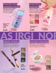 AVON parduotuvės leidinio Leidinys galiojančio nuo 2025.10.01 peržiūra | puslapis: 74