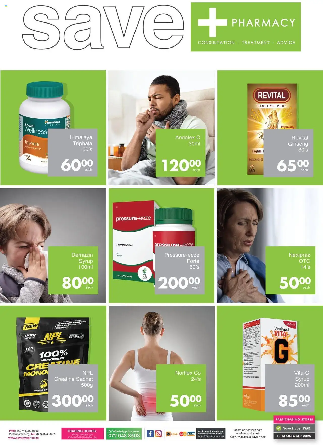 Save Pharmacy Specials from 01/10 - 13/10/2025 > Promotions - Syrup