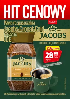 Pogląd gazetki "Prim Market promocja - Kawa Rozpuszczalna Jacobs Cronat Gold" ze sklepu Prim Market ważnej od 06.03.2026