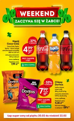 Pogląd gazetki "Weekendowe promocje" ze sklepu Żabka ważnej od 20.02.2026