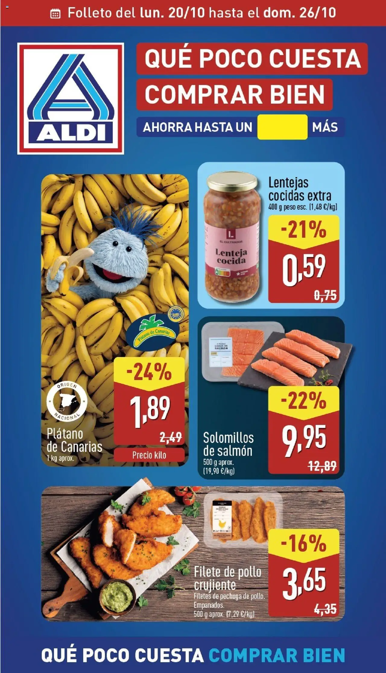 Aldi folleto 20/10 - 26/10/2025 >> Catálogo Península