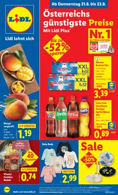 Vorschau der Angebote: Lidl Prospekt aktuell gültig ab 21.08.2025