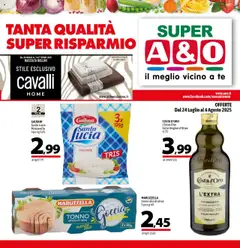 Anteprima dell'opuscolo Volantino Supermercato dal negozio A&O valido da 24/07/2025