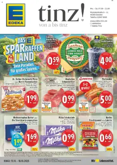 Vorschau von dem Prospekt des Geschäftes Edeka, gültig ab dem 13.10.2025