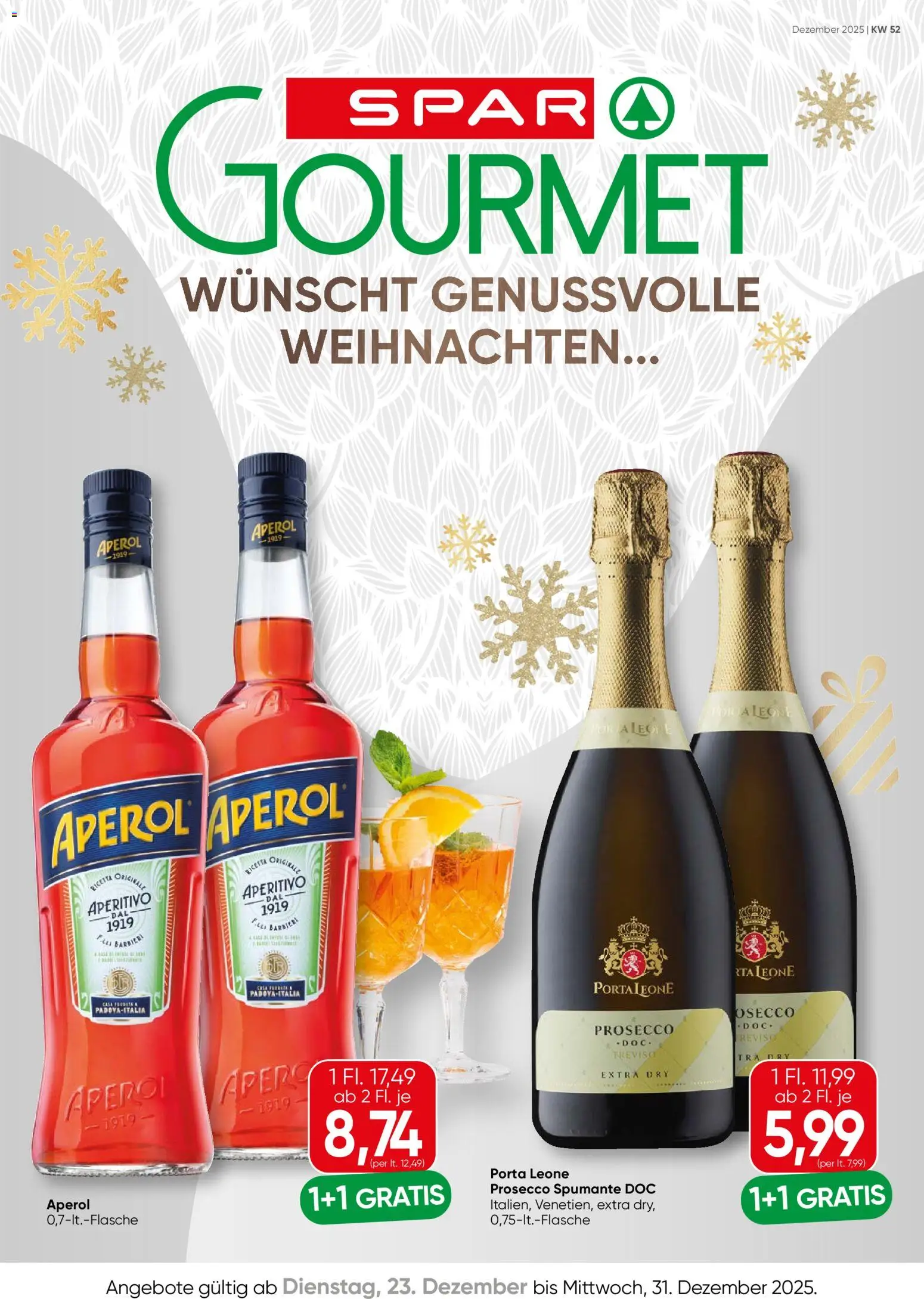 Vorschau der Angebote: SPAR Gourmet Niederösterreich gültig ab 23.12.2025