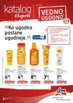 Predogled kataloga iz trgovine DM Drogerie Markt veljaven od 16.07.2025