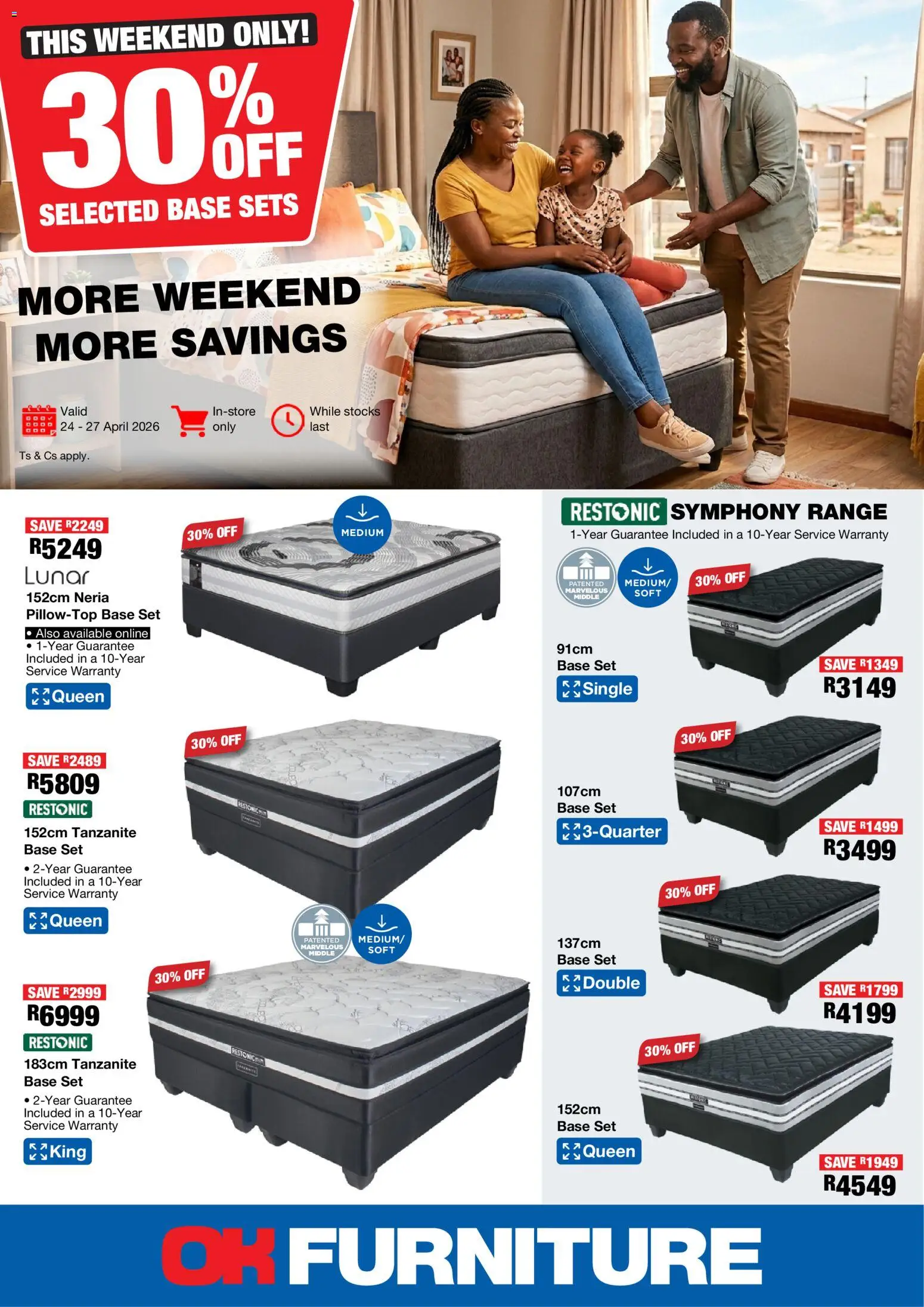 Preview of OK Furniture flyer valid from 24/04/2026