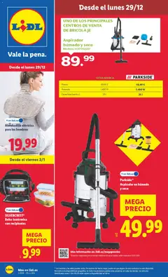 Vista previa del folleto de la tienda Lidl válido desde el 29/12/2025 