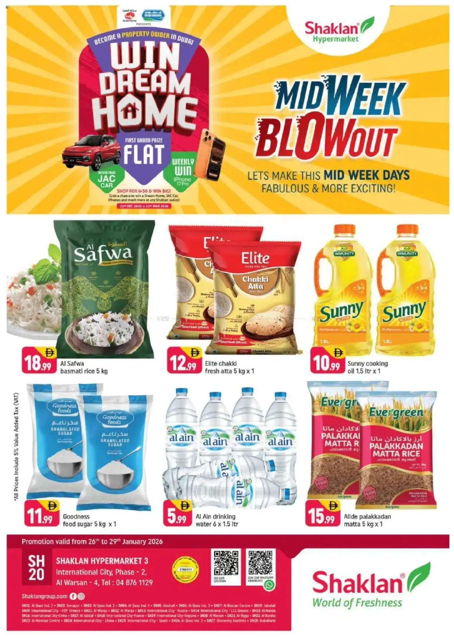 Preview of the catalogue Midweek Blow Out - Al Jaddaf 1, Dubai of store Shaklan valid from 26 Jan, 2026