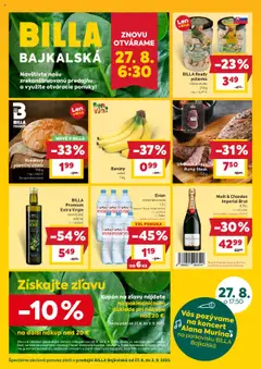 Náhľad Billa letáku platného od 27.08.2025