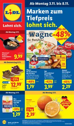 Vorschau von dem Prospekt des Geschäftes Lidl, gültig ab dem 03.11.2025