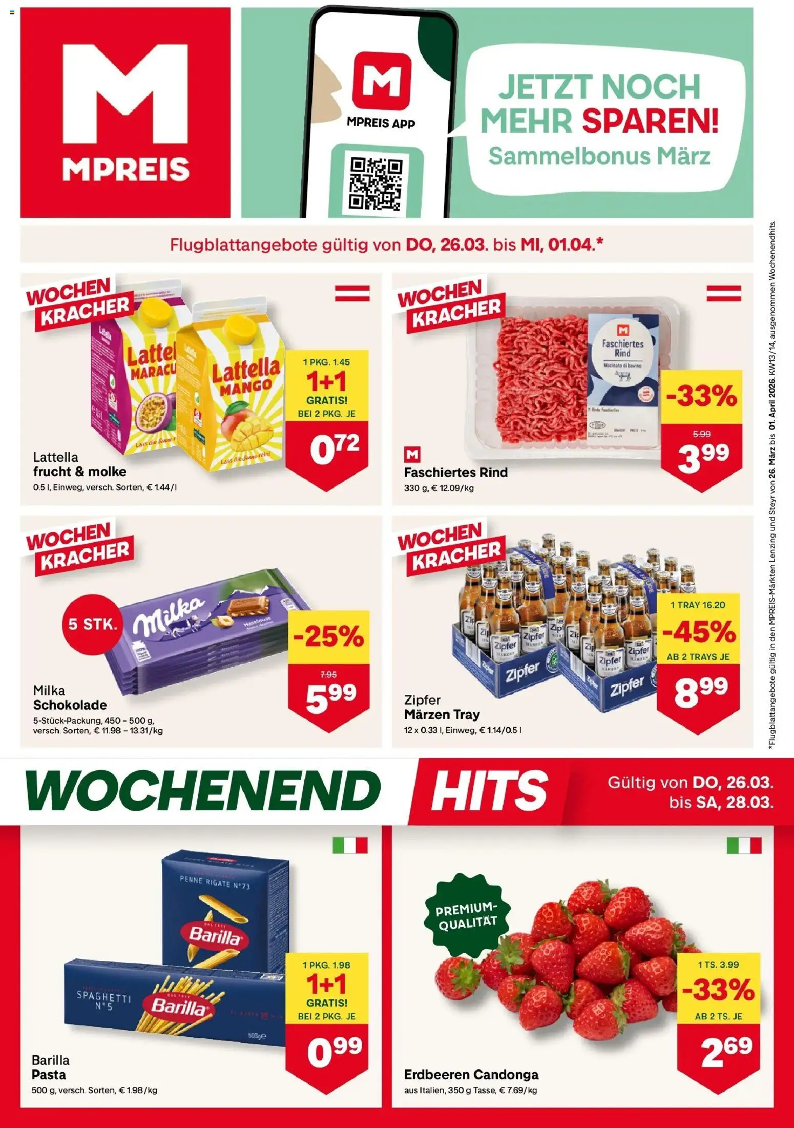 Vorschau der Angebote: MPREIS MPREIS Steyr gültig ab 26.03.2026