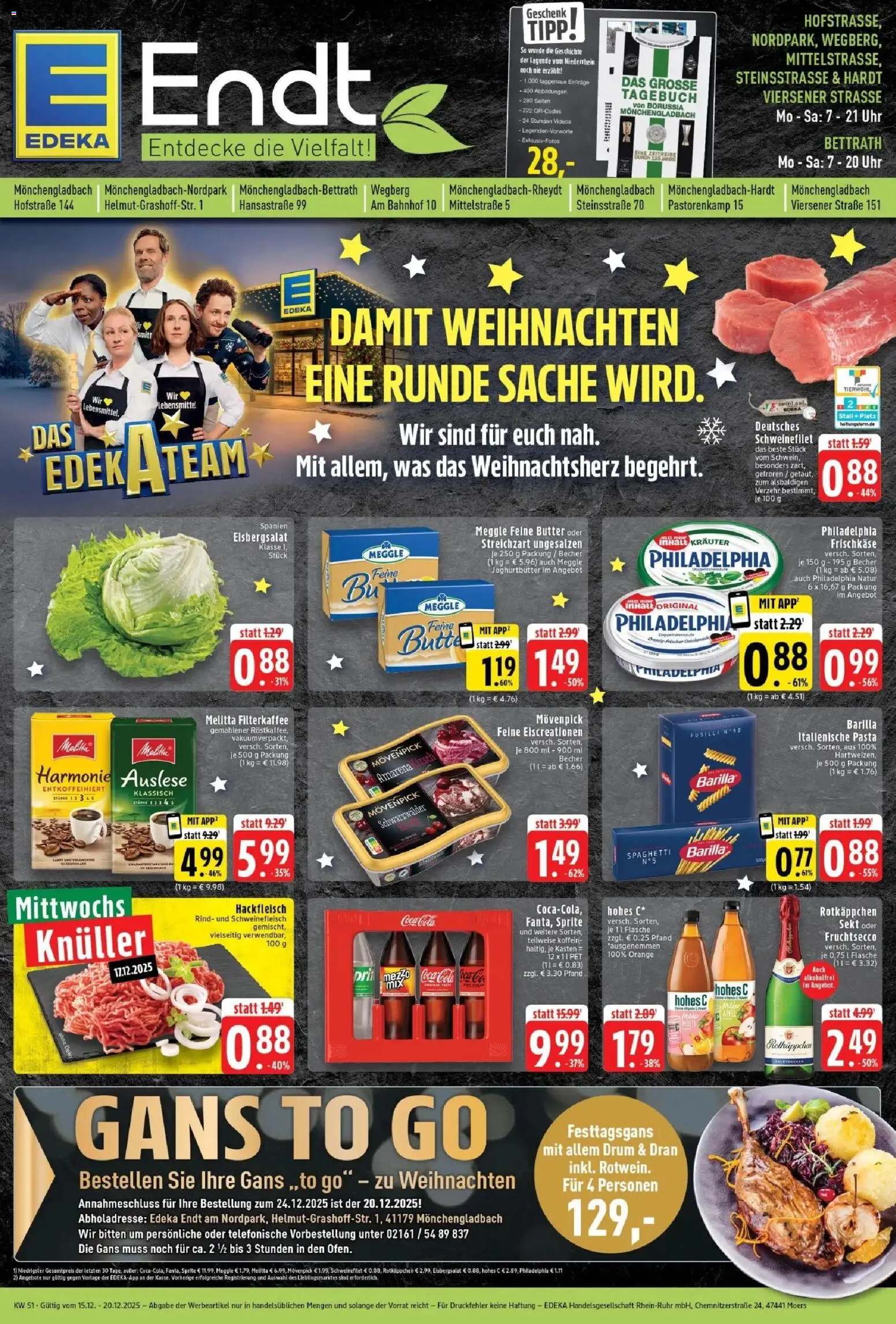 Vorschau von dem Prospekt des Geschäftes Edeka, gültig ab dem 15.12.2025